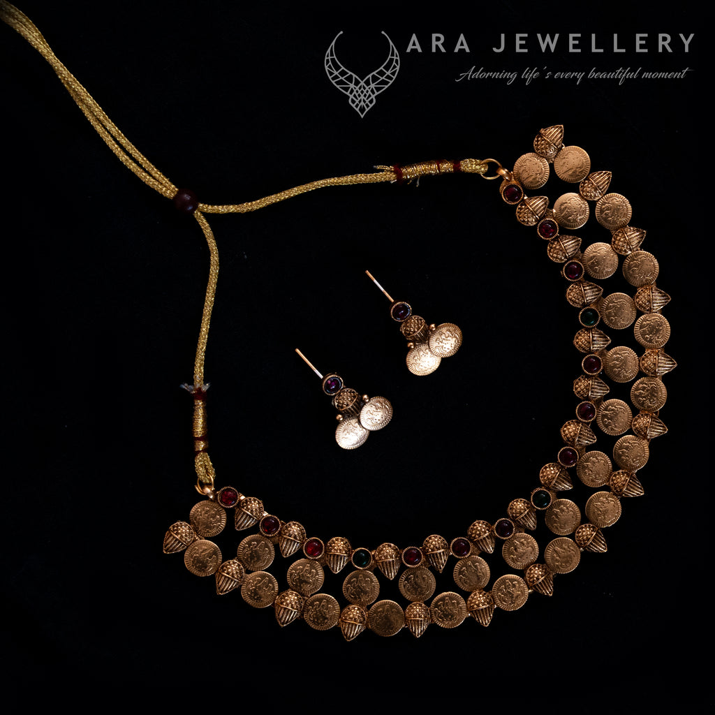Lakshmi Coin Necklace