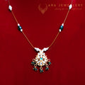 Kundan Inspired Invisible Chain (Green)