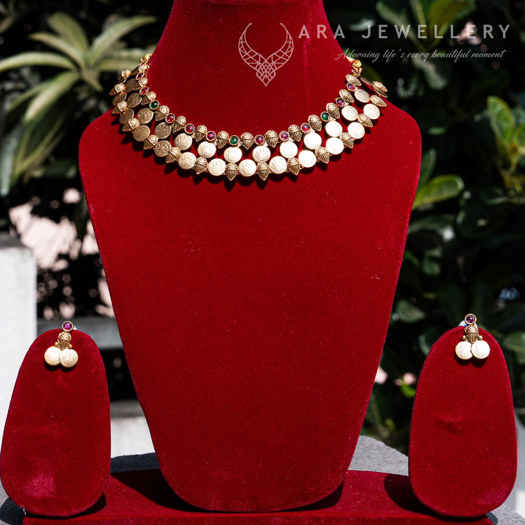 Lakshmi Coin Necklace