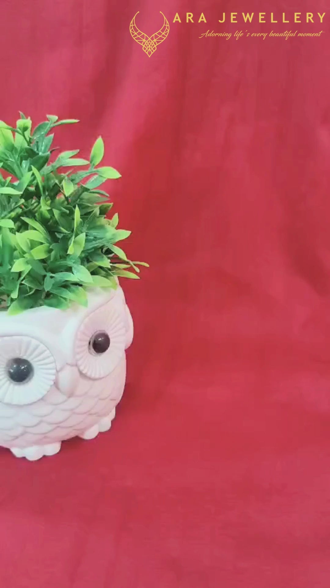 Kundan Design Inspired Invisible Chain (Pink)