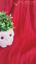 Lotus Design Necklace (Dual tone)